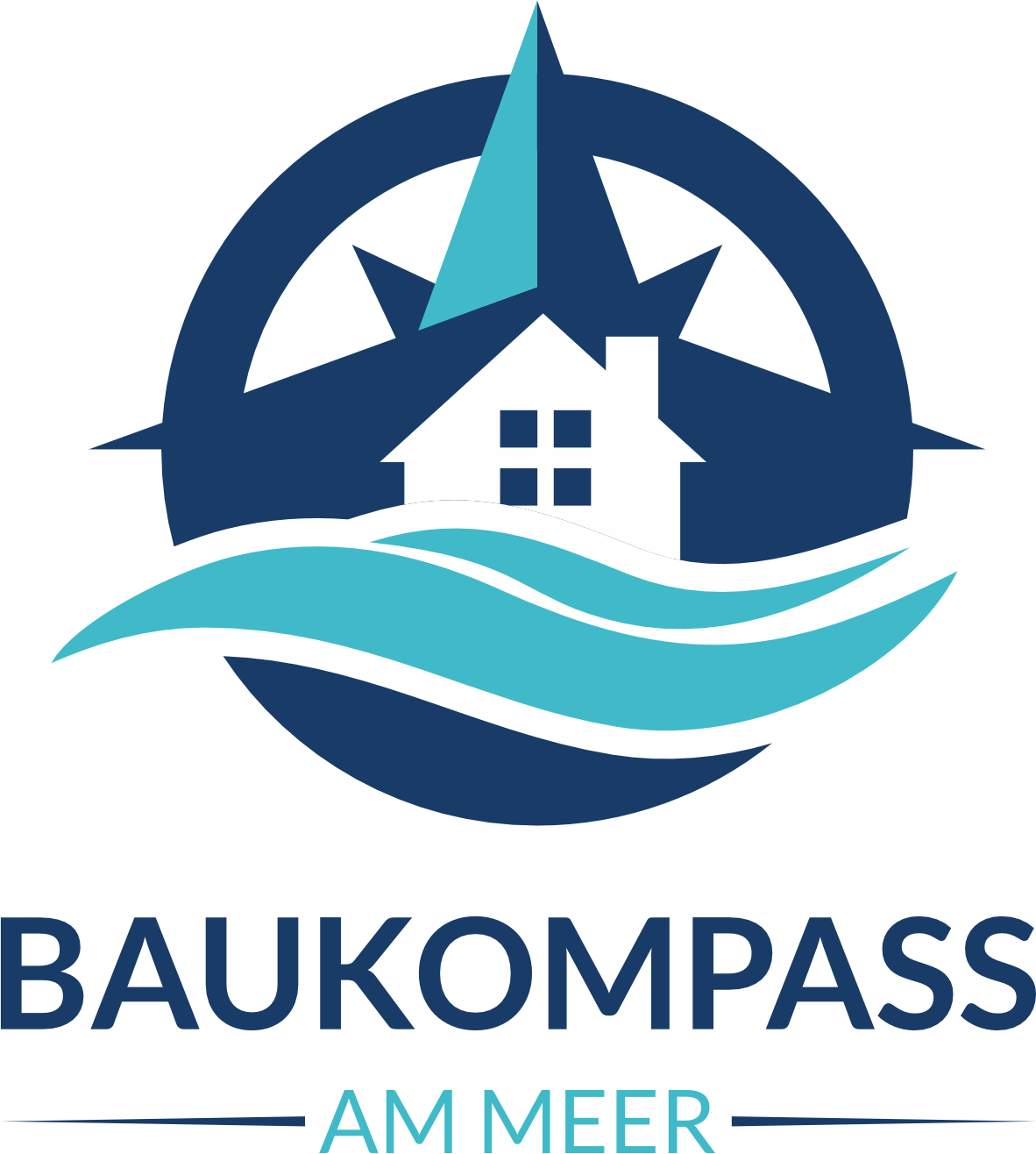 Baukompass am Meer